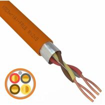 Кабель огнестойкий КПСЭнг(А)-FRLS 2x2x1,00мм², Rexant (01-4911-1) кратность заказа 200 м