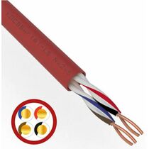 Кабель для пожарной сигнализации КПСВВнг(А)-LS 2x2x0,50мм², Rexant (01-4865) кратность заказа 200 м