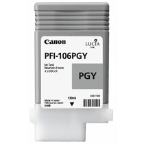 Картридж: Canon PFI-106PGY (photo gray) 130мл [для imagePROGRAF iPF6400, iPF6400S, iPF6400SE, iPF6450] (6631B001)