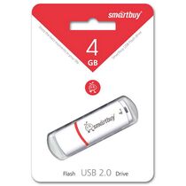 Флеш-накопитель Smartbuy 4Gb USB2.0 Crown Белый (SB4GBCRW-W)