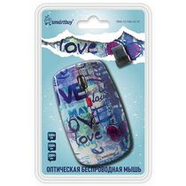 Мышка Smartbuy 327AG Love, USB, Беспроводная