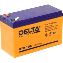 АКБ 12V 7.2Ah/ 20HR Delta DTM для использования в ИБП