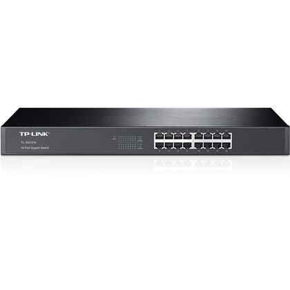 Сетевой коммутатор 16port: TP-Link TL-SG1016 [16 портов, 10/ 100/ 1000Mbit]