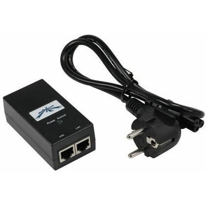 POE: 2in1 48v 0,5a (блок питания 48В, 0,5А с интегрированным POE инжектором, 10/ 100/ 1000)PoE Gigabit Ubiquiti POE-48G