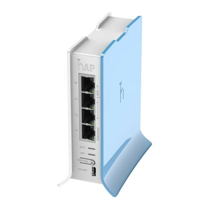 Маршрутизатор: Mikrotik RouterBoard RB941-2nD (hAP lite TC) [3x10/ 100Mbps, 1xWAN, 802.11b/ g/ n]