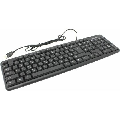 Клавиатура классическая Defender HB-520, USB, черный (HB-520)