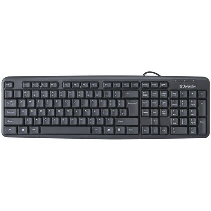 Клавиатура классическая Defender HB-520, USB, черный (HB-520)