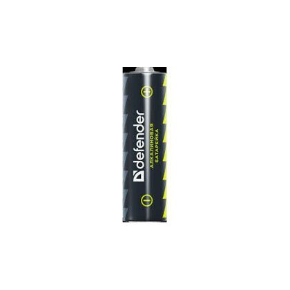 Батарейка Defender LR06, AA, щелочная, блистер 4шт, (56012) цена за упаковку