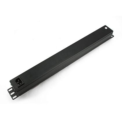 Блок розеток 19" 1U, 8xSchuco, Разъем IEC-320 С14, 16A, 220V, металлический корпус, Max19 [MAX19-EH8-0]