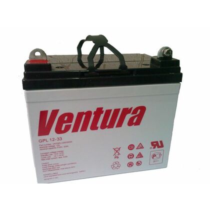 АКБ AGM 12V 33Ah Ventura GPL (Для использования в ЦОД и системах связи, срок службы в буфферном режиме до 10 лет)