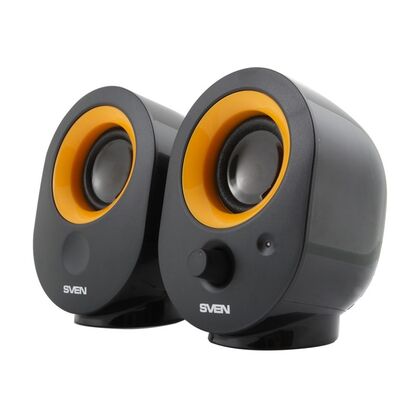 Акустическая система Sven 2.0 SPS-316 4W, mini Jack 3.5 мм + USB, черный (SV-0120316BL)