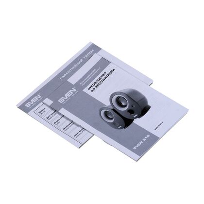 Акустическая система Sven 2.0 SPS-316 4W, mini Jack 3.5 мм + USB, черный (SV-0120316BL)