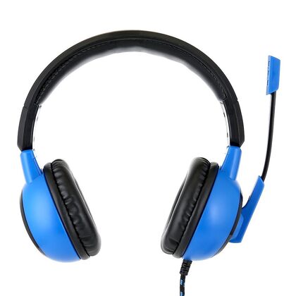 Наушники Gembird MHS-G50 с микрофоном, 2 x mini jack 3.5 mm, черный/ синий (MHS-G50)