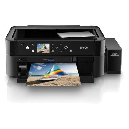 МФУ Epson L850 [А4/ Пьезоэлектрическая струйная/ Цветная/ 37 стр.мин/ 38 стр.мин/ USB 2.0] (C11CE31402)