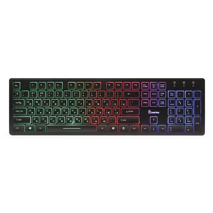 Клавиатура Smartbuy 305U, проводная, USB, с подсветкой, черный (SBK-305U-K)