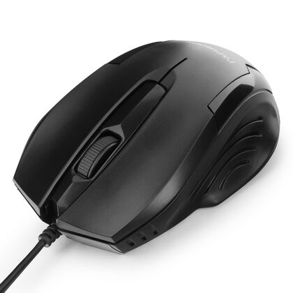 Мышь Гарнизон GM-110 оптическая, проводная, USB, черный, длинна кабеля 1,5м (GM-110)