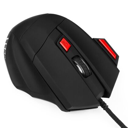Мышь Гарнизон GM-720G игровая, оптическая, проводная, USB, черный (GM-720G)