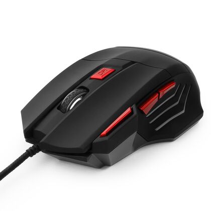 Мышь Гарнизон GM-720G игровая, оптическая, проводная, USB, черный (GM-720G)