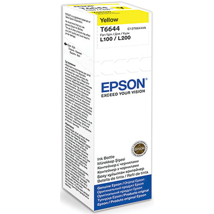 Чернила Epson L100/ L200/ L110/ L210/ L300/ L355/ L500 Yellow, 70ml