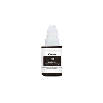 Чернила Canon GI-490 BK для Pixma G1400/ G2400/ G3400, Black, 135 мл., (0663C001)
