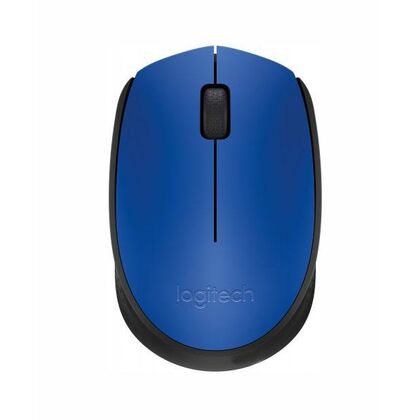 Мышь Logitech M171 оптическая, беспроводная, Радио USB, синий (910-004640)