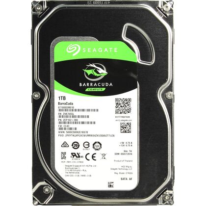 Жесткий диск HDD 3,5" SATA: 1000Gb Seagate [7200rpm, 64Mb cache, SATA3 6Gbit/ s] ST1000DM010