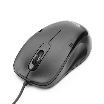 Мышь Gembird MOP-100 оптическая, проводная, USB, черный (MOP-100)