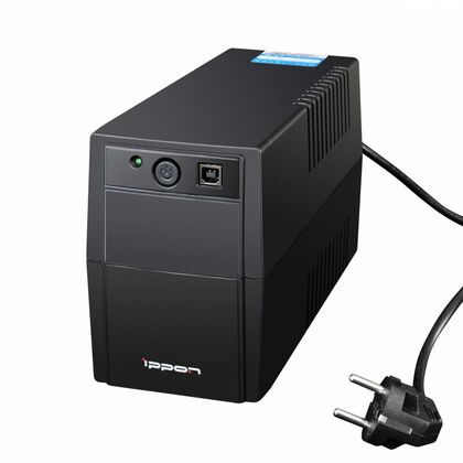 ИБП Ippon 850 ВА/ 480 Вт, Back Basic, 3*IEC 320 C13 (компьютерный), USB, черный (403406)
