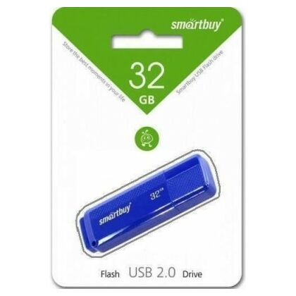 Флеш-накопитель Smartbuy 32Gb USB2.0 Dock Голубой (SB32GBDK-B)