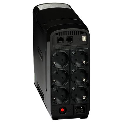 ИБП CyberPower 900 ВА/ 540 Вт, CP900EPFC, 6*Schuko (Euro), AVR, USB, RJ11 ( Аккумулятор 12 V/ 8,5 Ah*1)