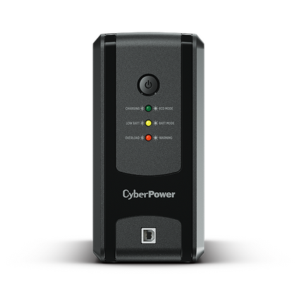 ИБП CyberPower UT650EG 650 ВА/ 360 Вт, 3*Schuko (Euro), AVR, USB, RJ45/ RJ11 ( Аккумулятор 12 V/ 7,0 Ah*1)