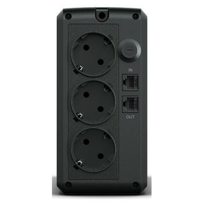 ИБП CyberPower UT650EG 650 ВА/ 360 Вт, 3*Schuko (Euro), AVR, USB, RJ45/ RJ11 ( Аккумулятор 12 V/ 7,0 Ah*1)