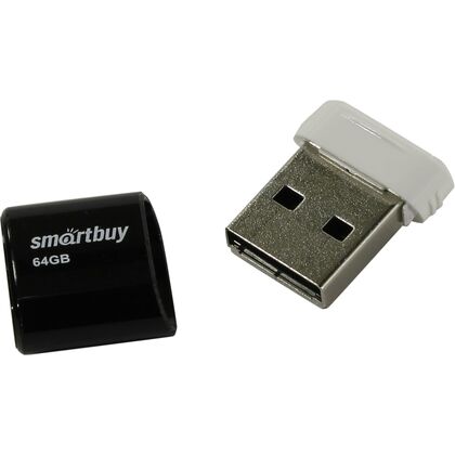 Флеш-накопитель Smartbuy 64Gb USB2.0 LARA Черный (SB64GBLARA-K)