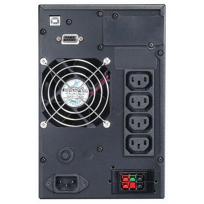 ИБП PowerCom MAC-1000 1000 ВА/ 1000 Вт, 4*IEC 320 C13 (компьютерный), AVR, RS-232, USB ( Аккумулятор 12 V/ 9,0 Ah*2)