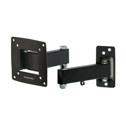 Крепление для ТВ поворотно-выдвижной и наклонный 10"-28" Kromax  нагрузка max 25 кг, наклон -12/ +15°, поворот ±90°, от стены 320 мм (OPTIMA-104)