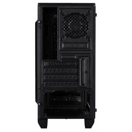Корпус AeroCool без БП Cylon Mini Black на передней панели 1xUSB2.0, 1xUSB3.0, ДаxМикрофон, ДаxНаушники, (CYLON MIN)