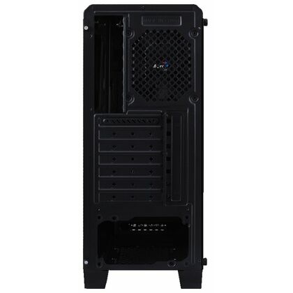 Корпус AeroCool без БП Cylon Black на передней панели 2xUSB2.0, 1xUSB3.0, ДаxМикрофон, ДаxНаушники, (CYLON BK)