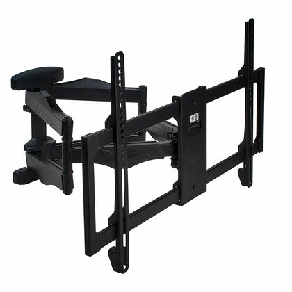 Крепление для ТВ наклонно-поворотное 22"-65" Kromax  нагрузка max 50 кг, наклон +3°/ -10°, поворот 160°, от стены 52-500 мм , чёрный (ATLANTIS-35 B)