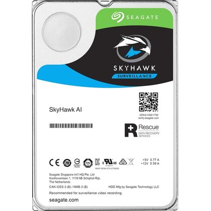 Жесткий диск HDD 3.5" SATA: 8000 Гб Seagate [7200 rpm, 256 Мб, Sata 3 (6 Gbit/ s)] ST8000VE0004