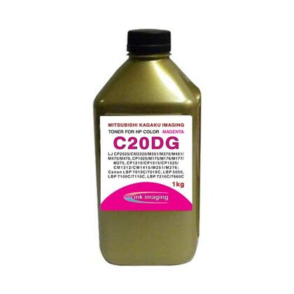 Тонер HP Color Универсал тип C20DG (1 кг,кр,Chemical MKI) (CP2025/ CM2320/ M351/  M451/ M475/ M175/ M275/ CP1025/ CP1215/ CP1515/ 1525/ CM1312/ CM1415) Gold АТМ
