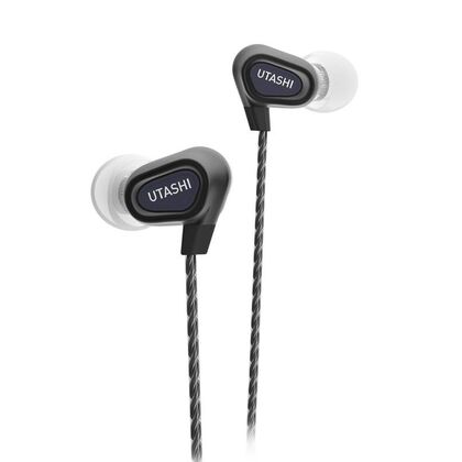 Наушники-вкладыши вакуумные Smartbuy UTASHI DUO 2 с микрофоном, mini jack 3.5 mm, черный (SBHX-550)
