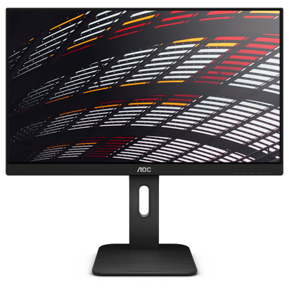 Монитор AOC 23.8" 24P1 черный (IPS, 1920*1080, 5 ms, 250 cd/ m2, 1000:1, audio: 2х2 Вт, D-Sub, DVI, HDMI, DP)