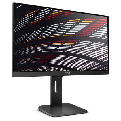 Монитор AOC 23.8" 24P1 черный (IPS, 1920*1080, 5 ms, 250 cd/ m2, 1000:1, audio: 2х2 Вт, D-Sub, DVI, HDMI, DP)
