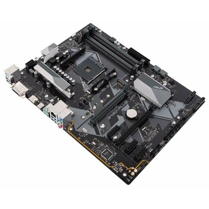Материнская плата Asus sAM4: PRIME B450-PLUS [AMD B450, 4*DDR4, 1*PCIEx16, 3*PCIEx1, 6*Sata3, 4 порта*USB3, DVI, HDMI, ATX]