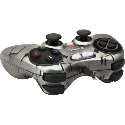 Геймпад проводной Defender Zoom USB Xinput вибрация, 10 кнопок, PC, серебристый (64244)