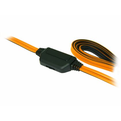 Наушники накладные Defender Warhead G-120 с микрофоном, 2 x mini jack 3.5 mm, черный/ оранжевый (64099)