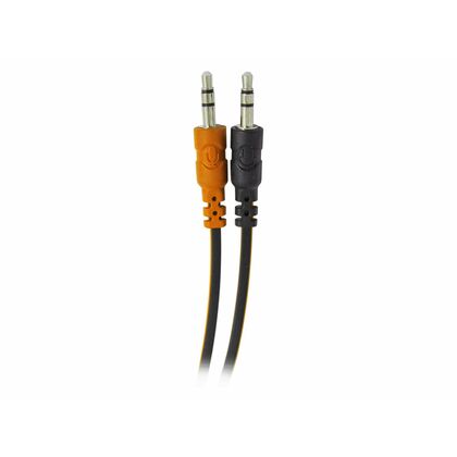 Наушники накладные Defender Warhead G-120 с микрофоном, 2 x mini jack 3.5 mm, черный/ оранжевый (64099)