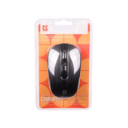 Мышь Defender Datum MM-285 беспроводная, черный, Радио USB,  оптическая (52285)