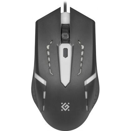 Мышь Defender Flash MB-600L проводная, черный, USB,  оптическая (52600)