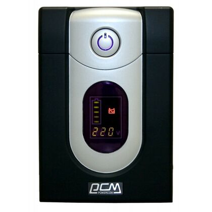 ИБП PowerCom IMD-1500AP 1500 ВА/ 900 Вт, 6*IEC 320 C13 (компьютерный), AVR, USB, RJ45/ RJ11 ( Аккумулятор 12 V/ 7,2 Ah*2)